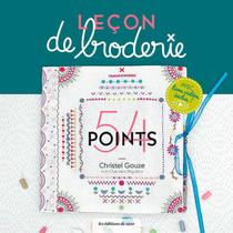 Livro Leçon de Broderie - 54 Points (Aula de Bordado - 54 Pontos)