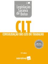 Livro - Legislação Saraiva de bolso : CLT - 12ª edição de 2018