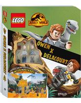 Livro - LEGO Jurassic World Owen X Delacourt