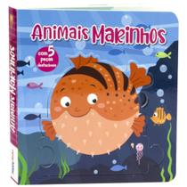 Livro Leia, Encaixe e Brinque: Animais Marinhos