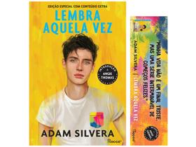 Livro Lembra Aquela vez Adam Silvera com Marcador de Página