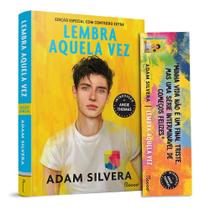 Livro Lembra Aquela vez Adam Silvera com Marcador de Página