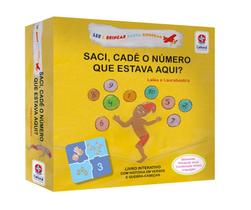 Livro - Ler e Brincar Basta Começar - Saci, cadê o número que estava aqui? - Divirta-se Contando e Brincando com o Saci