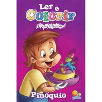 Livro - Ler e colorir Contos Clássicos: Pinóquio