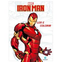 Livro - Ler e Colorir Homem de Ferro