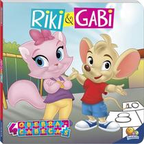 Livro - Licenciados com quebra-cabeças: Riki & Gabi Livro - Licenciados com quebra-cabeças: Riki & Gabi
