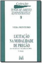 Livro - Licitação na modalidade de pregão - 2 ed./2010 Livro - Licitação na modalidade de pregão - 2 ed./2010