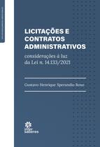 Livro - Licitações e Contratos Administrativos: Livro - Licitações e Contratos Administrativos: