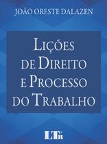 Livro - Licoes De Direito E Processo Do Trabalho - 01Ed/17