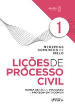 Livro - Lições de Processo Civil - Volume 1 - 4ª Ed - 2025