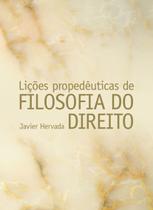 Livro - Lições propedêuticas de filosofia do direito