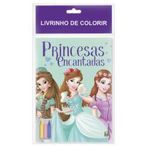 Livro - Livrinho de colorir: Princesas Encantadas