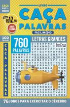 Livro - Livro Caça-Palavras 95 + Lápis de Brinde -100 páginas