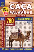 Livro - Livro Caça-Palavras ed.104 -100 páginas - Fácil/Médio Livro - Livro Caça-Palavras ed.104 -100 páginas - Fácil/Médio