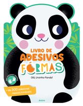 Livro - Livro de adesivos formas: Olá, Ursinho Panda!