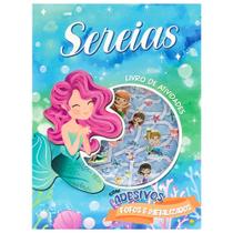 Livro - Livro de Atividades + Adesivos Metalizados: Sereias