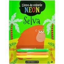 Livro - Livro de Colorir Neon: Selva Livro - Livro de Colorir Neon: Selva