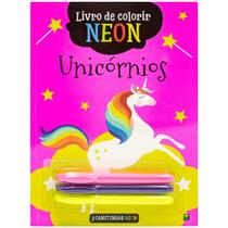 Livro - Livro de Colorir Neon: Unicórnio