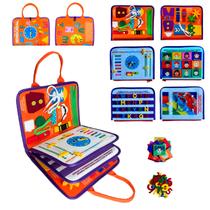 Livro - Livro Educativo Montessori: Meu Livrinho Sensorial Maleta Educativa - ABC Livro - Livro Educativo Montessori: Meu Livrinho Sensorial Maleta Educativa - ABC