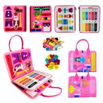 Livro - Livro Educativo Montessori: Meu Livrinho Sensorial Maleta Educativa - Princesas Livro - Livro Educativo Montessori: Meu Livrinho Sensorial Maleta Educativa - Princesas