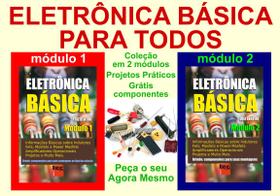 Livro Livro Eletrônica Básica. Coleção com 2 volumes e Componentes