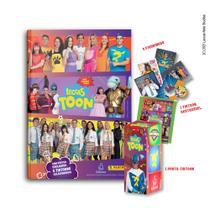 Livro - Livro Ilustrado oficial Luccas Toon -Capa Dura + 5 envelopes de cromos