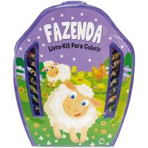 Livro - Livro-Kit Para Colorir: Fazenda