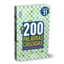 Livro - Livro Mais 200 Palavras Cruzadas nível Médio Ed 31