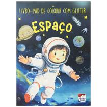 Livro - Livro-pad de colorir com Glitter: Espaço