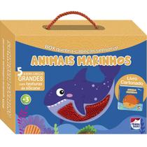 Livro - Livro+Quebra-cabeças sensoriais: Animais Marinhos