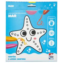 Livro - Livro-sanfona Para Colorir: Mar