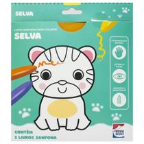 Livro - Livro-sanfona Para Colorir: Selva