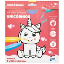 Livro - Livro-sanfona Para Colorir: Unicórnios