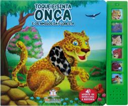 Livro - Livro sonoro com toque e sinta: Onça
