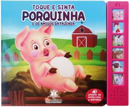 Livro - Livro sonoro com toque e sinta: Porquinha