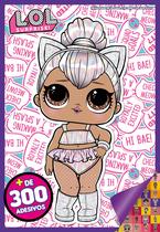 Livro - LOL Surprise Megaprancheta Para Colorir Com Adesivos