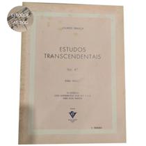 Livro lourdes frança estudos transcendentais vol. 4 para piano 10 estudos (estoque antigo) Livro lourdes frança estudos transcendentais vol. 4 para piano 10 estudos (estoque antigo)