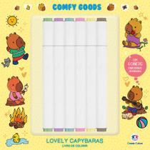 Livro - Lovely Capybaras - para colorir