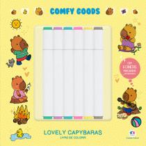 Livro - Lovely Capybaras - para colorir