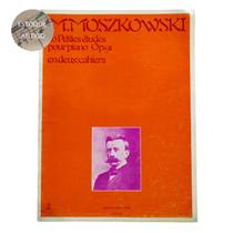 Livro m. moszkowski 20 pelites études pour piano op. 91 en deux cahiers ( estoque antigo )