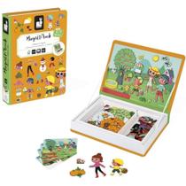 Livro Magnético 4 Estações - 119 Peças, Janod