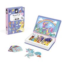 Livro Magnético Educativo Unicórnio Janod