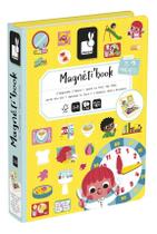 Livro Magnético Infantil Brinquedo Didático Em Madeira Com Diversos Temas