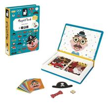 Livro Magnético Infantil Educativo Crazy Faces Janod J02566