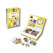 Livro Magnetico Infantil Montessori Aprender as Horas Janod Livro Magnetico Infantil Montessori Aprender as Horas Janod