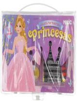 Livro - Maleta De Pintura 42 Pecas - Princesas