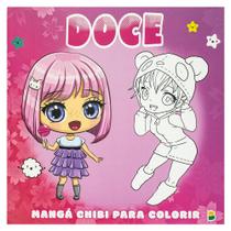 Livro - Manga Chibi Para Colorir: Doce Livro - Manga Chibi Para Colorir: Doce