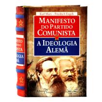 Livro Manifesto Partido Comunista e A Ideologia Alemã - 2 Livros em 1 C/Dura Texto Integral MiniBook