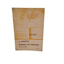 Livro manual de armonia manuales musicales- a. jurafsky (estoque antigo)