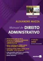 Livro - Manual de Direito Administrativo - 12ª edição 2022